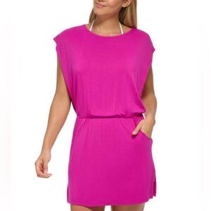 DKNY Cover Up Summer Shirt Dress  NWT Size Small